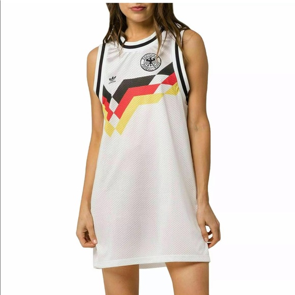 Adidas Germany Soccer JERSEY Tank White dress Adidas Germany Soccer JERSEY Tank White dress